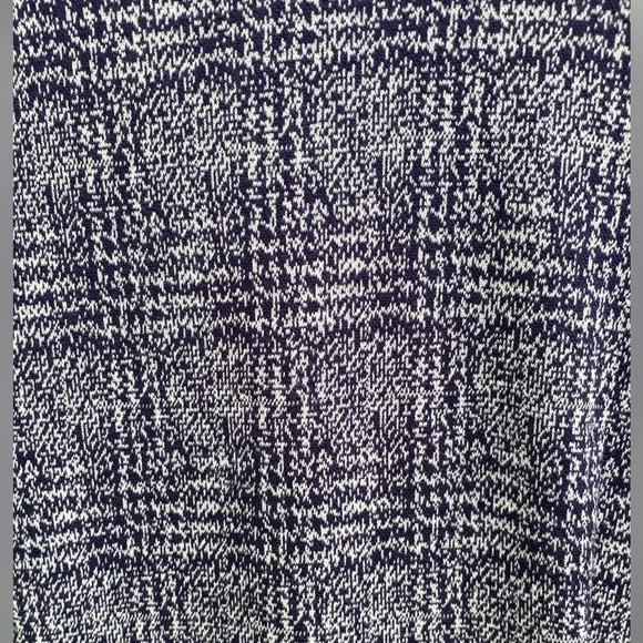 Stitch Fix 41 Hawthorn Womens Aniya Jacquard Knit Dress Navy Pockets Medium - Picture 7 of 7